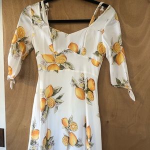 For Love and Lemons lemon dress